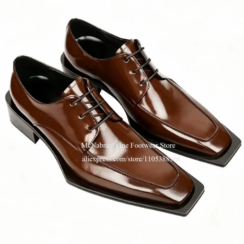 Men Formal Wear Wedding - Sapatos Sociais de Couro com Tachas,