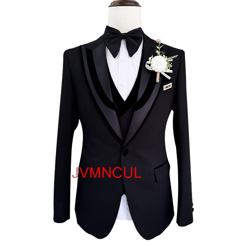 Men'S Formal Wear For Reception - Conjunto Masculino de 3 Peças Slim