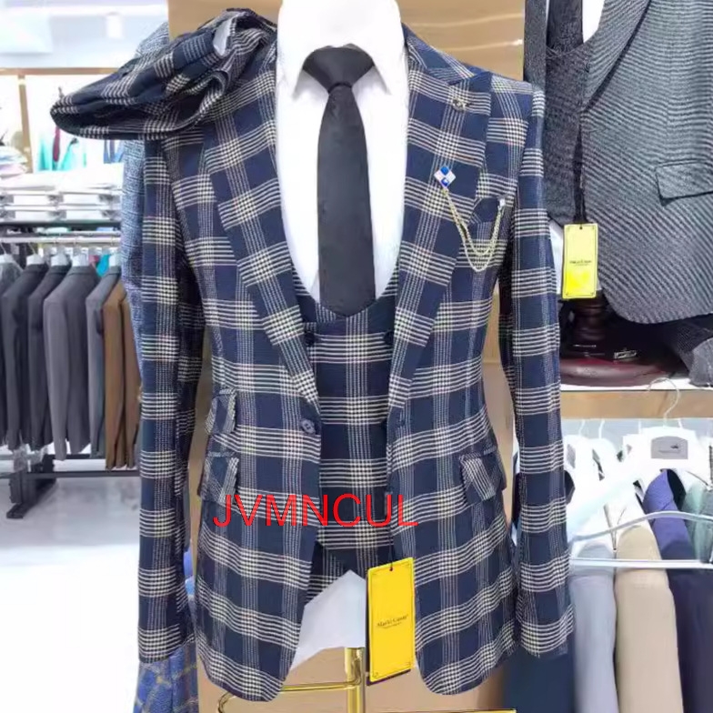 Conjunto Masculino de 3 Peças  - Men'S Formal Wear For Reception avaliação e preço