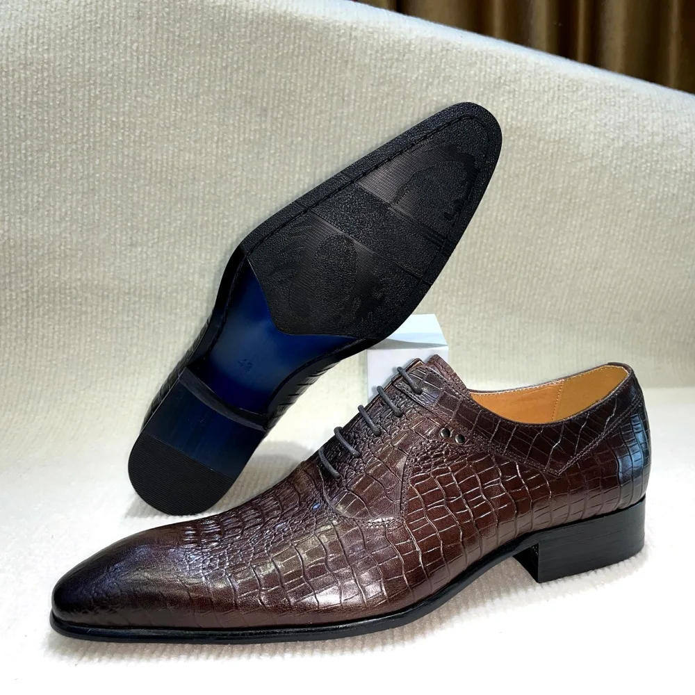 Sapatos oxford masculinos de l - Men Formal Wear Wedding avaliação e preço
