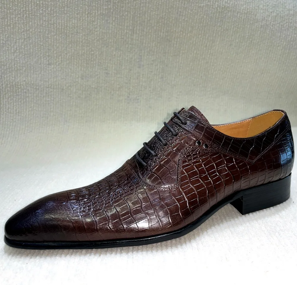 Sapatos oxford masculinos de l - Men Formal Wear Wedding avaliação e preço