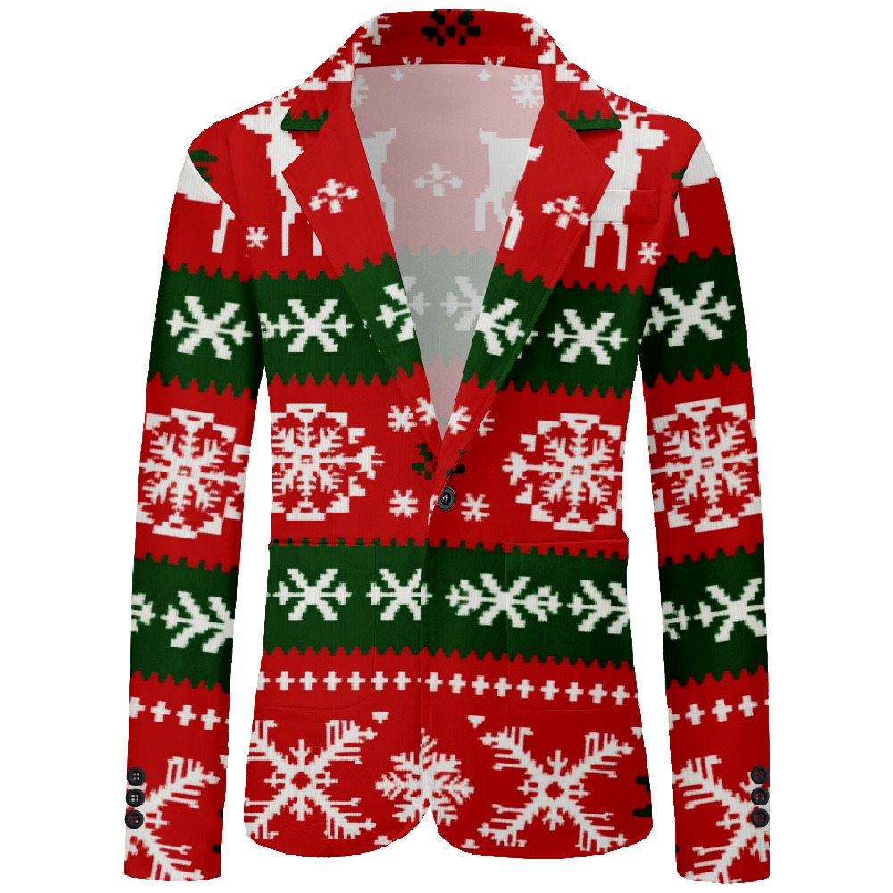 Blazer casual festivo de natal - Men'S Holiday Formal Wear avaliação e preço