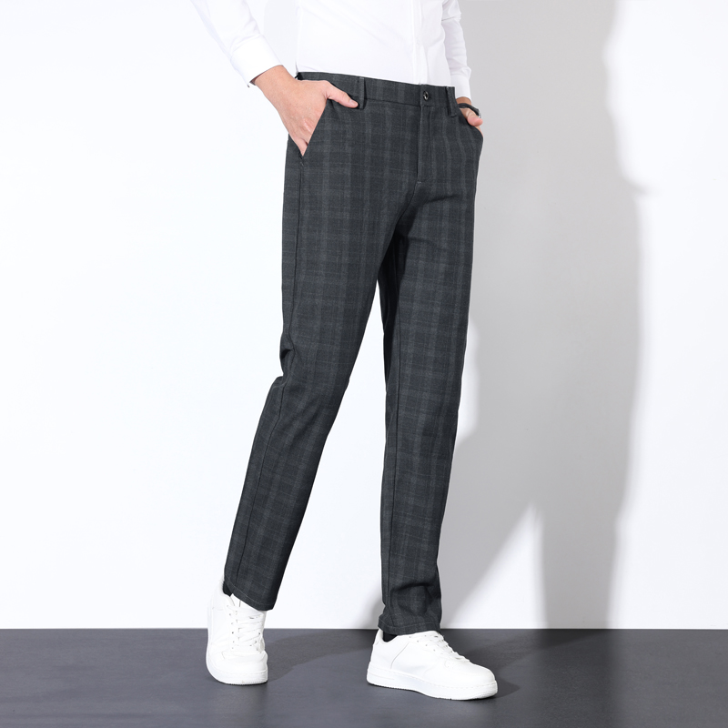 Algodão xadrez listrado clássi - Men Formal Wear Wedding avaliação e preço
