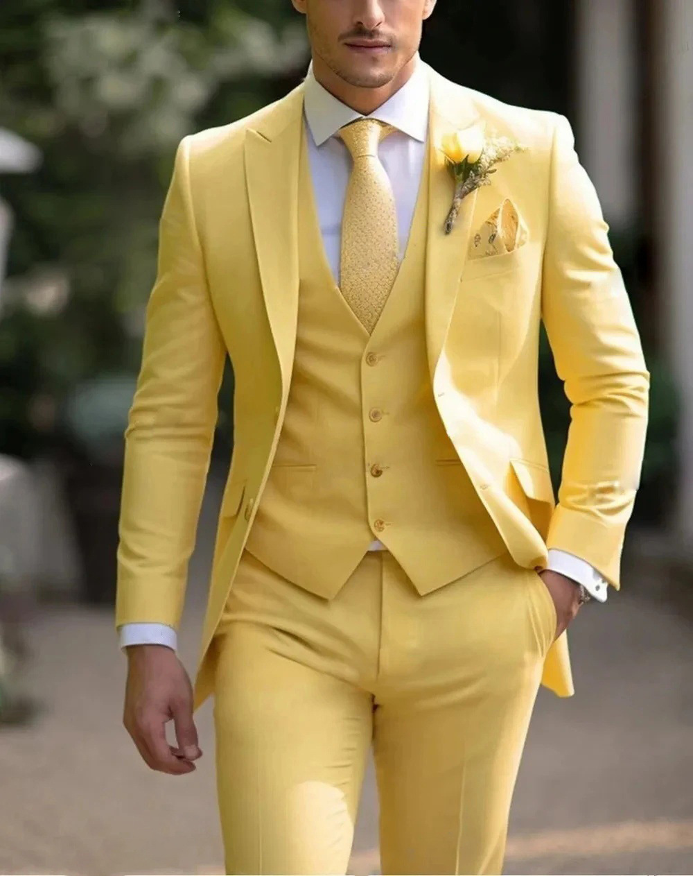 Conjunto de 3 Peças: Ternos Fo - Men'S Formal Wear For Reception avaliação e preço