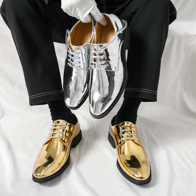 Sapatos Derby Masculinos Elega - Men'S Formal Wear Ties avaliação e preço
