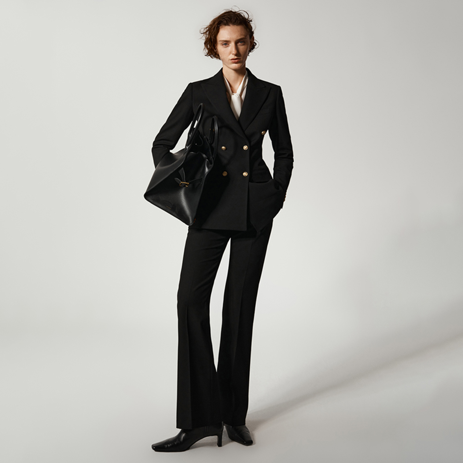 Allingentle feminino pantsuit  - Double Breasted Blazer avaliação e preço