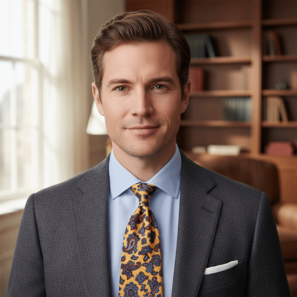 Gravata Vintage Elegante com E - Men'S Formal Wear Ties avaliação e preço