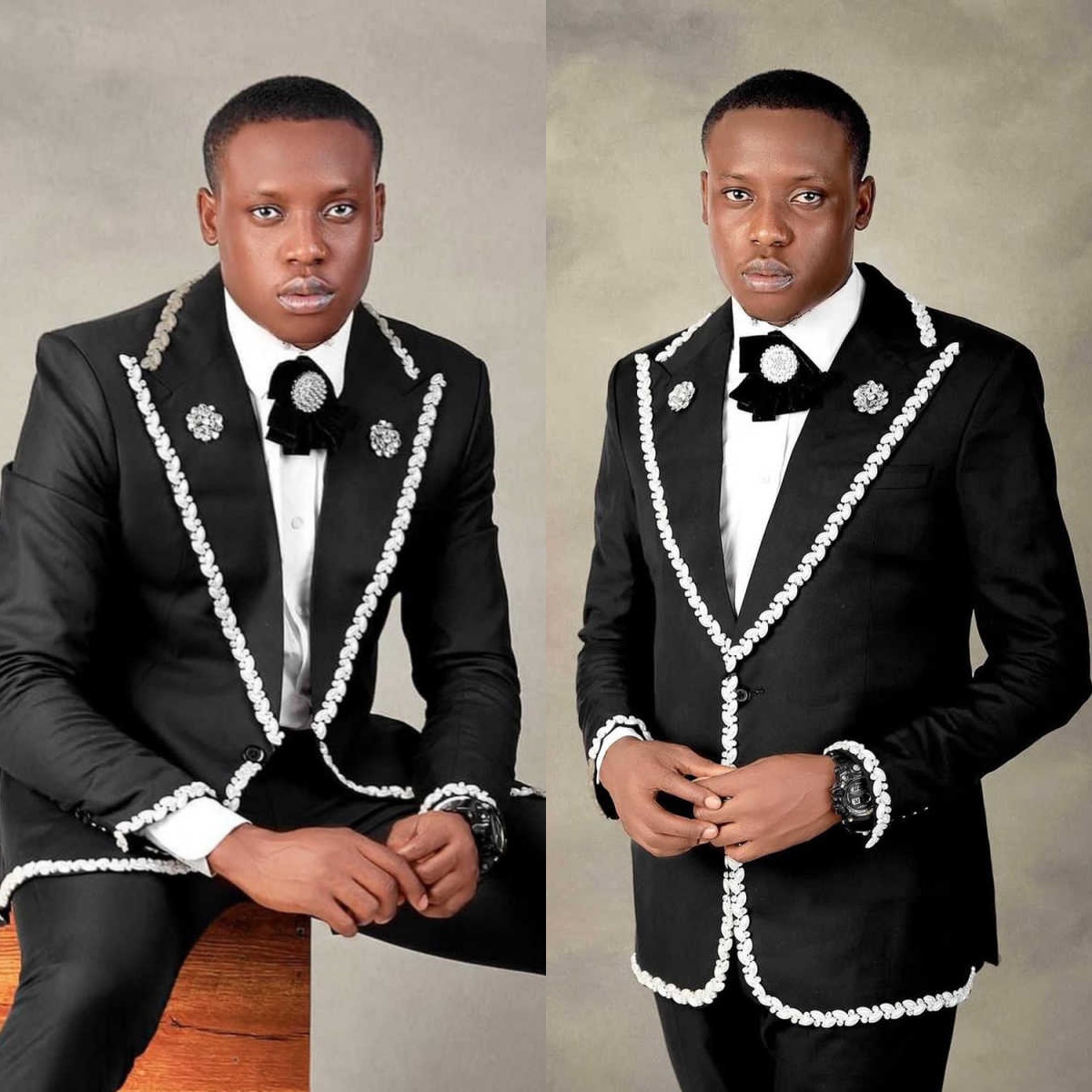Calças masculinas de cristal t - Men'S Holiday Formal Wear avaliação e preço