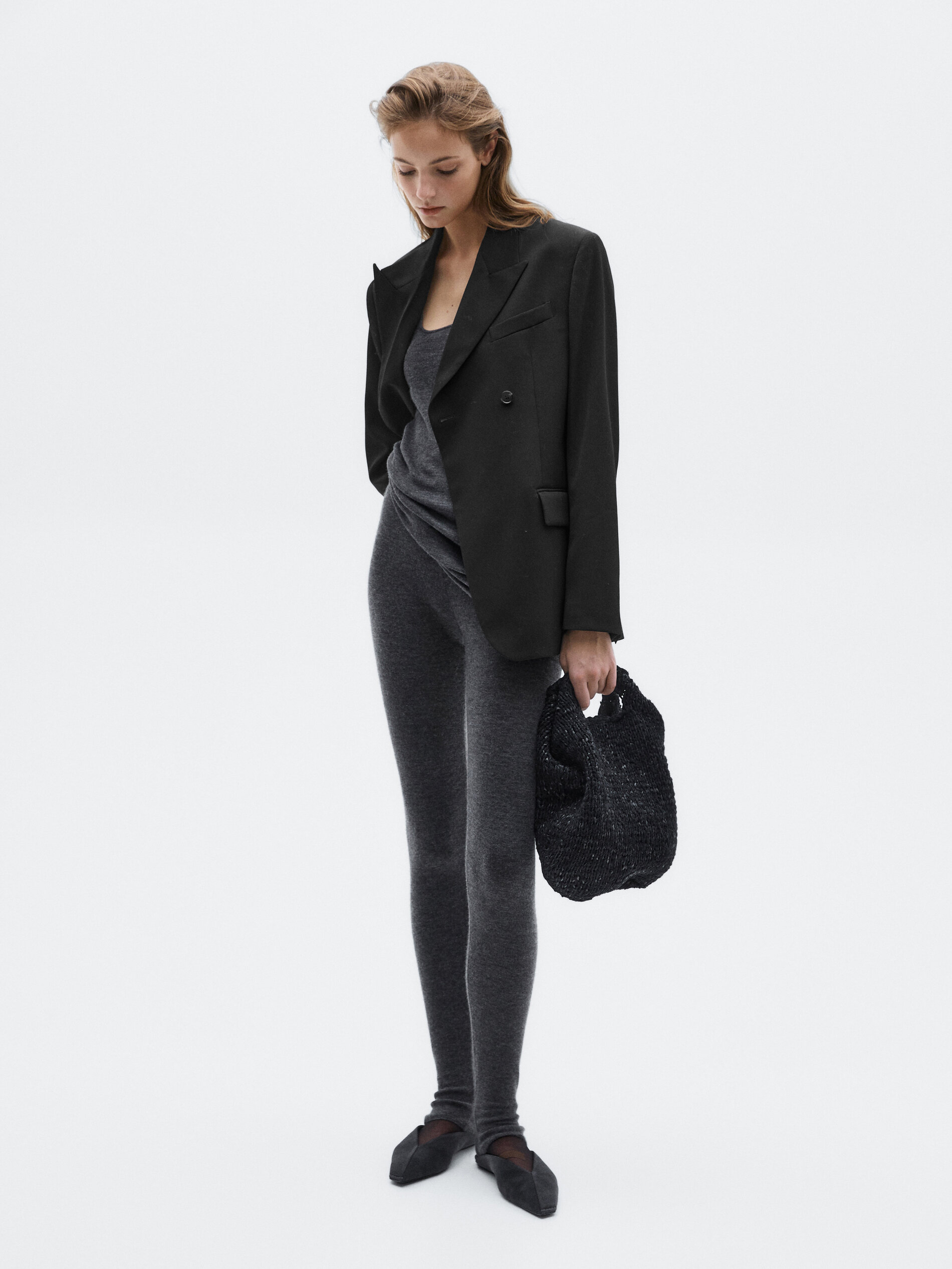 Allingentle blazer feminino de - Double Breasted Blazer avaliação e preço