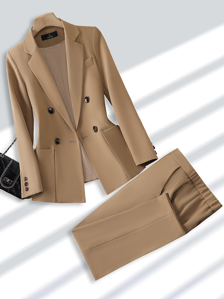 Blazer e calças para mulheres, - Men Formal Office Wear Shirts avaliação e preço