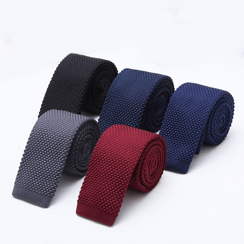 Gravatas de Malha Sólidas Pret - Men'S Formal Wear Ties avaliação e preço