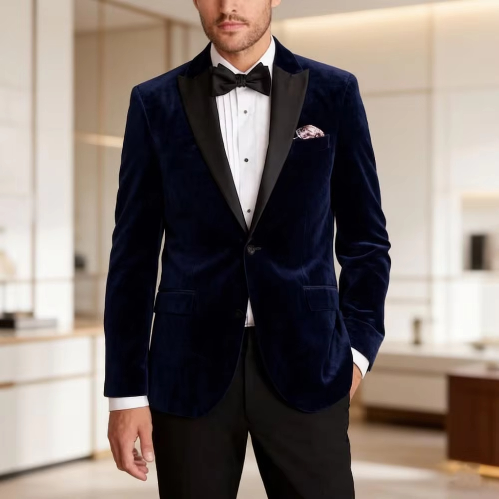 Terno Blazer de Veludo Formal  - Men'S Formal Wear For Reception avaliação e preço